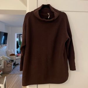 Free People Ottoman Slouchy Tunic in brown